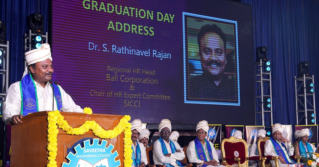 SaveethaSEC's tweet photo. Levita, 18th Graduation Day of SEC was celebrated with great enthusiasm and joy on 25.11.2023. The afternoon session of the ceremony featured Dr. S Rathinavel Rajan, Regional HR Head - Ball Corporation & Chair of HR Expert Committee - SICCI, as a chief guest.
#graduationday2023 https://t.co/XqdWrXNOYt