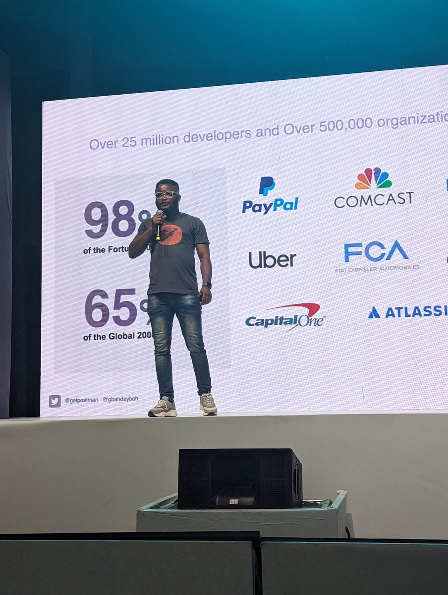 Gbahdeyboh's tweet image. Had my Keynote at #DevFestLagos2023 yesterday and enjoyed talking about @getpostman and all the amazing features you should be aware of. I really loved hearing all the feedback from the community.

Here&apos;s a link to my slides - docs.google.com/presentation/d…