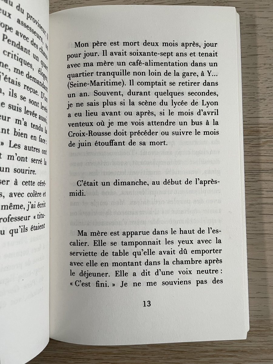 liseuse_rose's tweet photo. La place, Annie Ernaux

#booklover #BooksWorthReading #readerscommunity #readingforpleasure https://t.co/4SFKDlIqDk