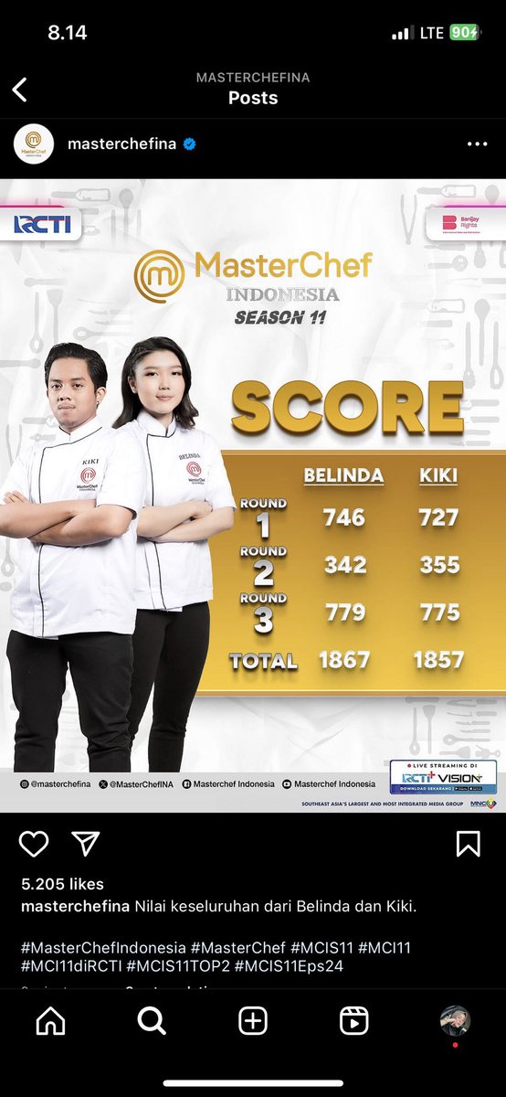 Bg_ajok's tweet photo. Akun sebesar MCI master chef (chindo) Indonesia di tutup komentar nya kok bisa ? Bukan nya mereka cari rating dan insight , takut dirujak netizen kah atas penilaian jomplang ke Kiki dan berpihak ke Belinda , padahal udah dari dulu sejak season nya lord adi sih https://t.co/BTlfgxmrw7
