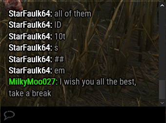 MilkyMoo027's tweet photo. I understand solo q can be hard but your behaviour shows you need to take a break from the game or learn to not take things seriously.
Said "baby" because they were acting like one but I generally mean it for them to take care of themselves.
#dbd #deadbydaylight #dbdsalt #salty https://t.co/TmFU7bLdzJ