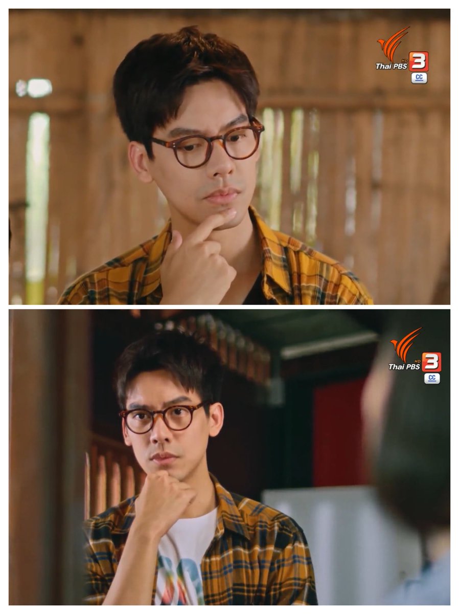 HERO_0125's tweet image. 考えている瞬間も素敵です🤔❤️
#สวัสดีความสุขEP3 
#HelloHappy
#TaeDarvid 
💙💙💙