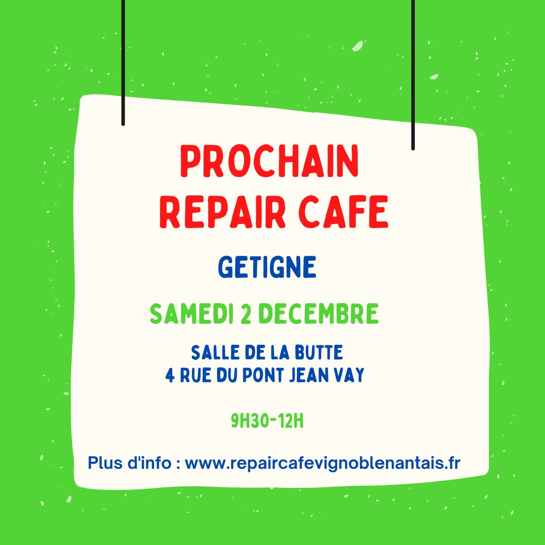 Repair Café du Vignoble nantais tweet media