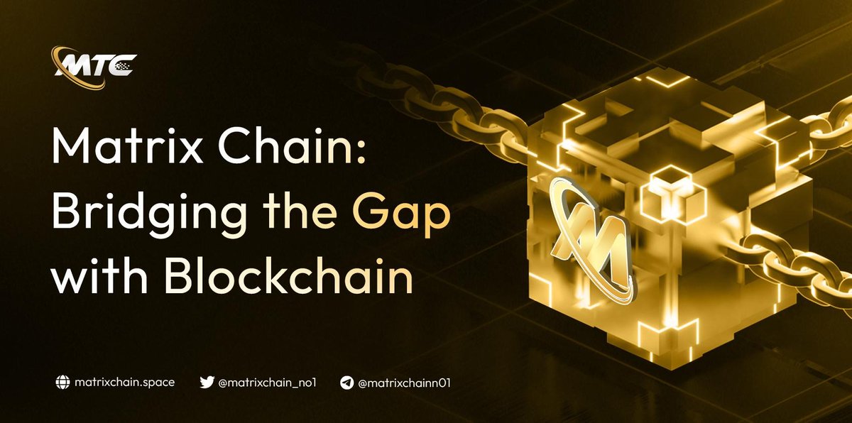 Matrix Chain: Bridging the Gap with Blockchain 🌉

In a world increasingly reliant on technology, Matrix Chain emerges as a bridge between the traditional and decentralized, fostering innovation and accessibility.

#MatrixChain #Blockchain #FutureOfTechnology #Decentralization