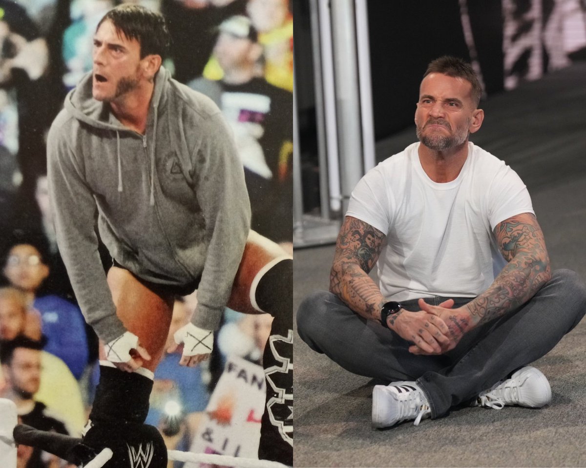 ProWFinesse's tweet image. January 26, 2014: CM Punk makes his final WWE appearance at Royal Rumble.

November 25, 2023: CM Punk returns to WWE at Survivor Series after 9 years.

Surreal.