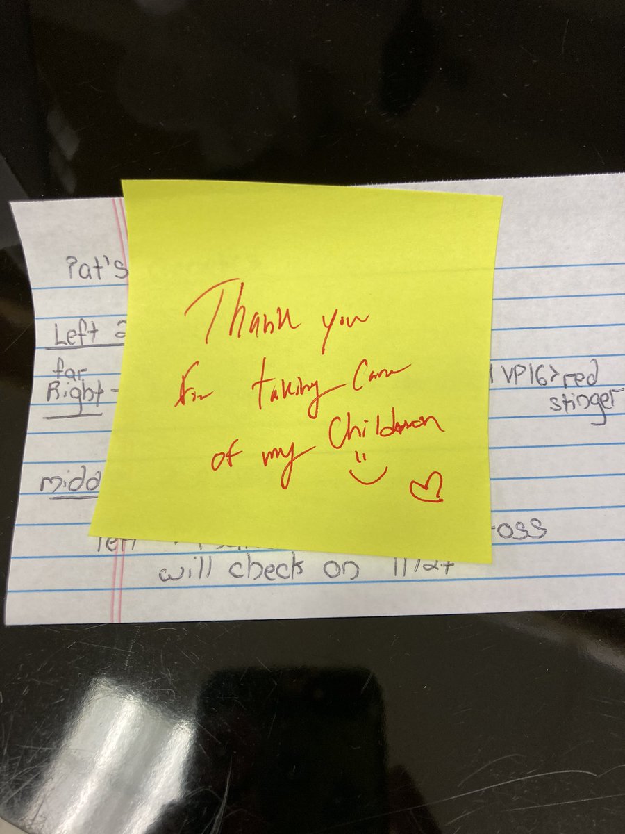 I found this note in a box of fly crosses I promised to check for a student during the holiday weekend. I have trained them well ♥️🪰