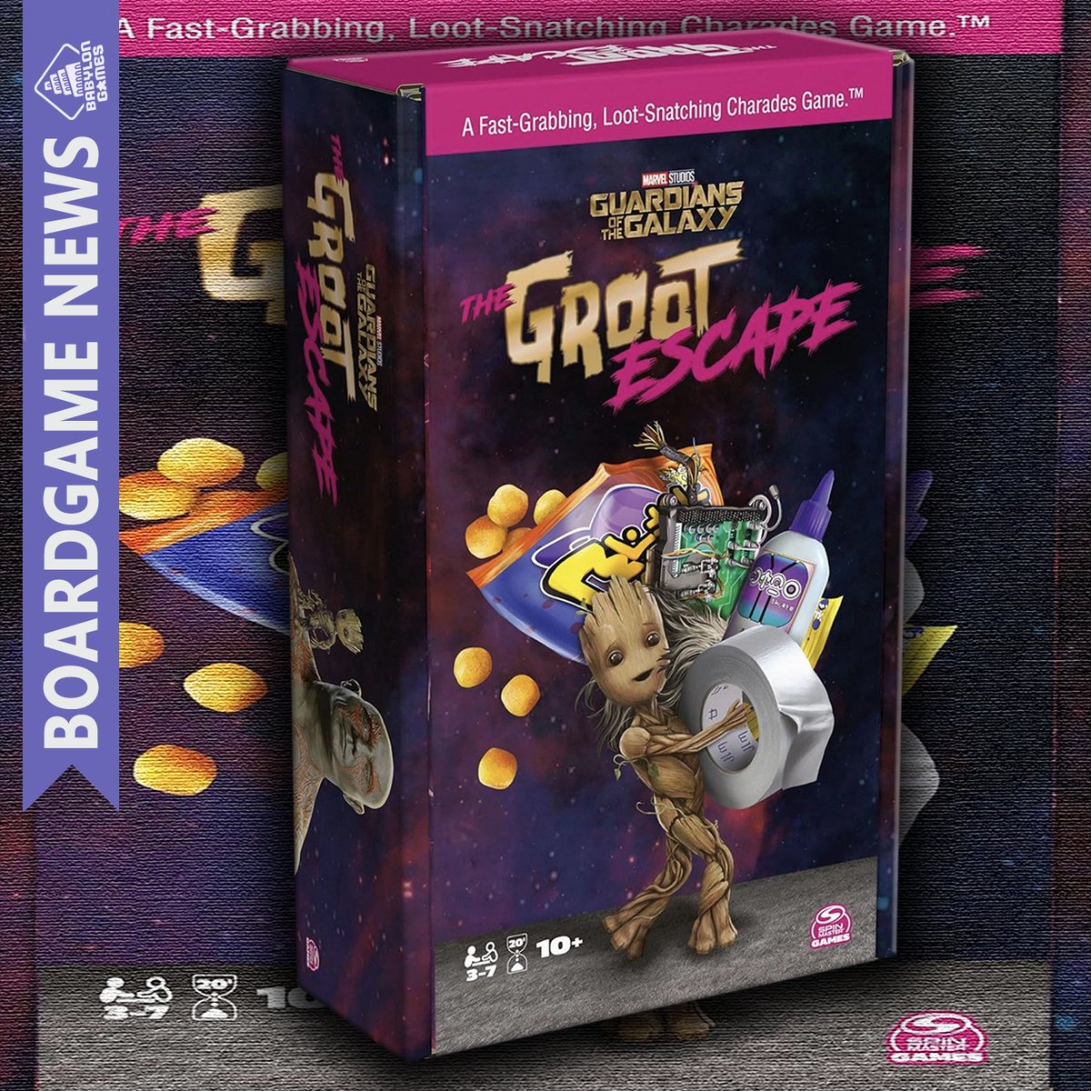 babylon.games (@babylon__games) on Twitter photo Marvel Guardians of the Galaxy: The Groot Escape <a href="/spinmastergames/">Spin Master Games</a>
🧍: 3-7 players
⏱️: 20 min
boardgamegeek.com/boardgame/4070…
#boardgames #juegodemesa #brettspiel #game #boardgamegeek #graplanzowa #giocoditavolo #jogodetabuleiro #jeuxdesociete #boardgame Marvel Guardians of the Galaxy: The Groot Escape <a href="/spinmastergames/">Spin Master Games</a>
🧍: 3-7 players
⏱️: 20 min
boardgamegeek.com/boardgame/4070…
#boardgames #juegodemesa #brettspiel #game #boardgamegeek #graplanzowa #giocoditavolo #jogodetabuleiro #jeuxdesociete #boardgame
