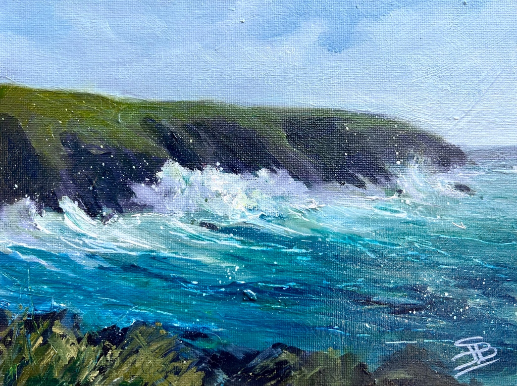 I love the textures that oils brings to a canvas, they bring the painting to life 🌊

Gentle Impact | Oil on Canvas Board | 18x24cm

sjbfineart.com/pages/original…

#seascapepainting #seascape #marineart #coastalart #coast #coastalpainting #wavepainting #artist #fineart