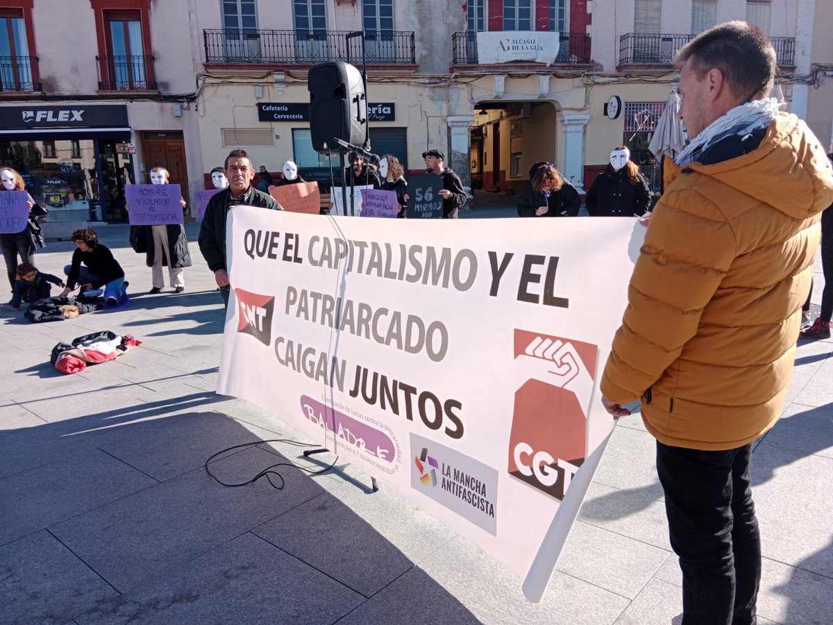SovCgt's tweet photo. JUNTAS SOMOS MÁS FUERTES 
25 NOVIEMBRE DE 2023
Alcázar de San Juan
@MujeresCgt_Madr 
@RojoyNegro_CGT 
@cgt https://t.co/AT9jqKExv7