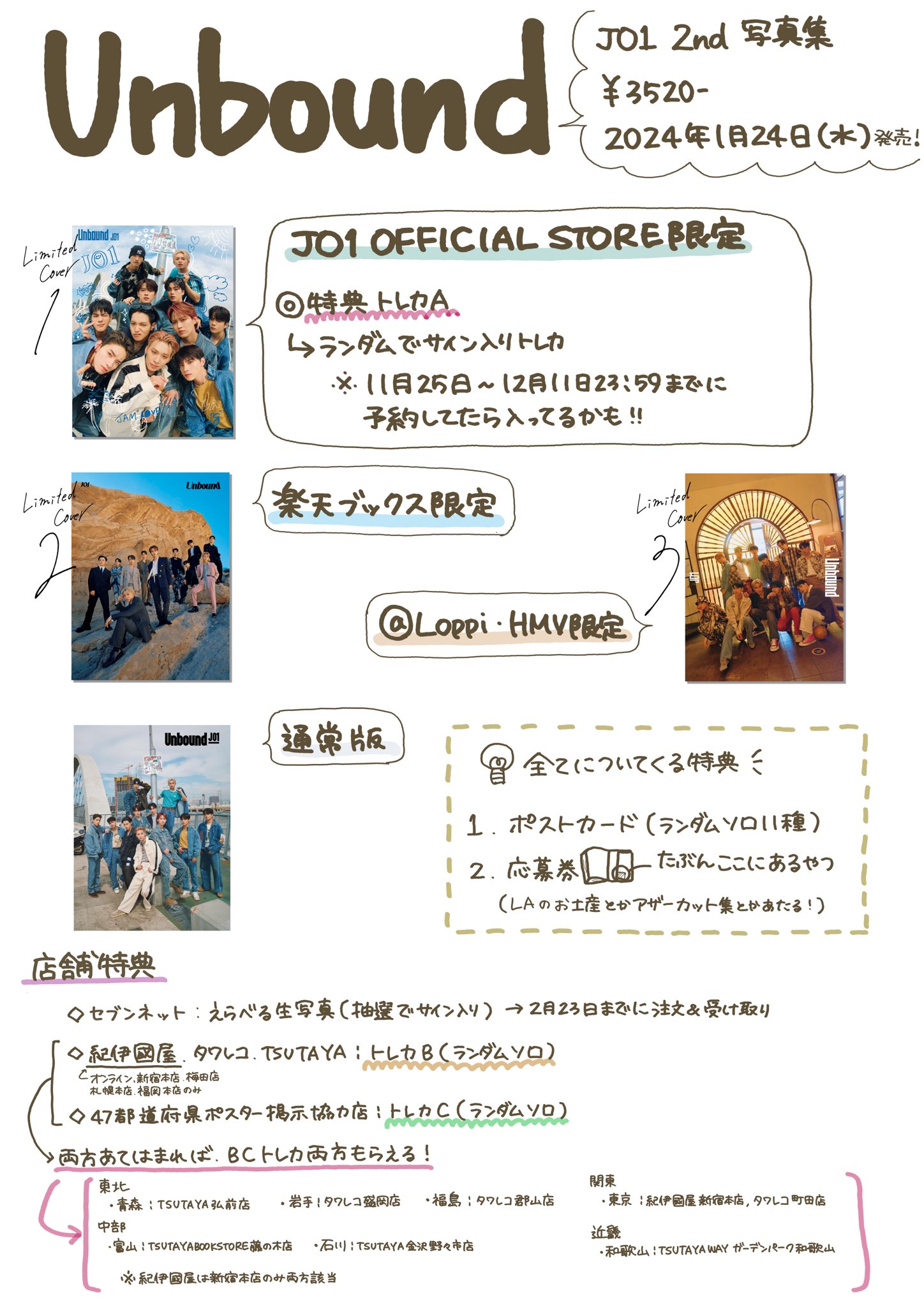 JO1 写真集 Unbound 浅い アザーカット集