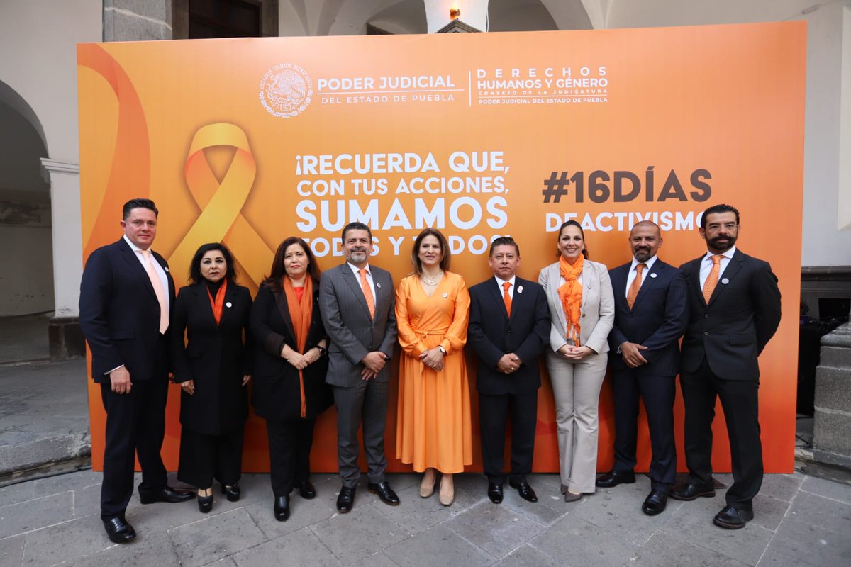 TJAEP2's tweet photo. El Tribunal de Justicia Administrativa se sumó a la conmemoración del Día Internacional de la Eliminación de la Violencia contra la Mujer y el inicio de la campaña #16DíasdeActivismo. https://t.co/yAufegY186