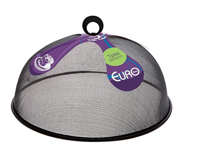 Tela Protetora 35 cm para Alimentos preta, UTS5880, Euro Home