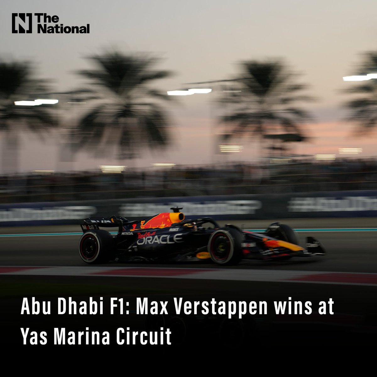 #AbuDhabiGP: Max Verstappen wins at Yas Marina Circuit