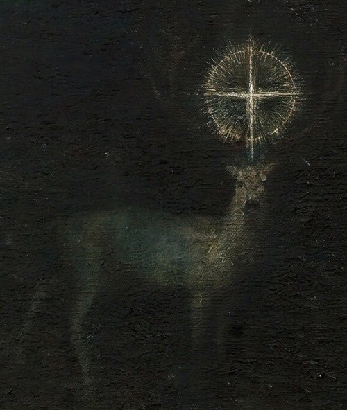 AcademiaAesthe1's tweet image. The Vision of Saint Hubert (1890)
— by Franz von Stuck