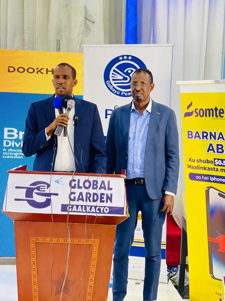 GLKPW's tweet image. The official closure of Gaalkacyo Peace Week by the two mayors signifies the culmination of a meaningful and impactful event that spanned two days in Gaalkacyo. #GPW2023 #Gaalkacyo