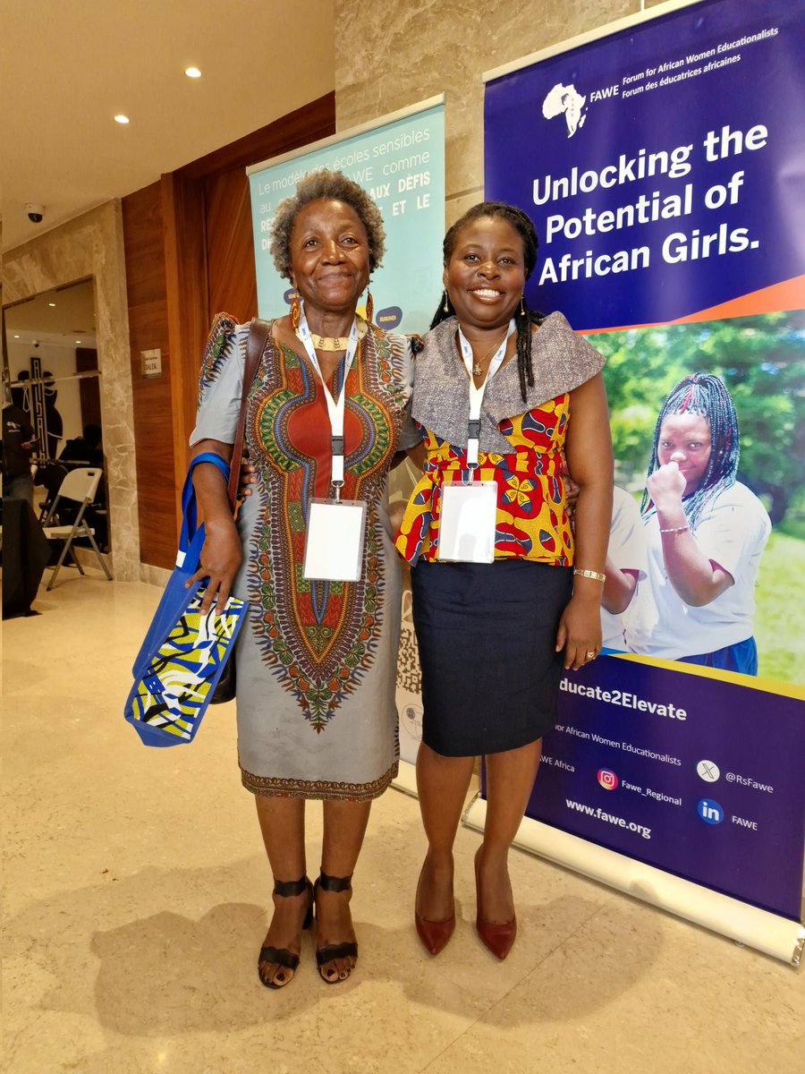 What a thrilling week at the @RsFawe International Conference on #Girls #education in #Africa! It was great to hear insights on trends in advancing girls  education and to meet advocates and champions who have been advancing this cause for years. #educate2elevate #FAWE30
