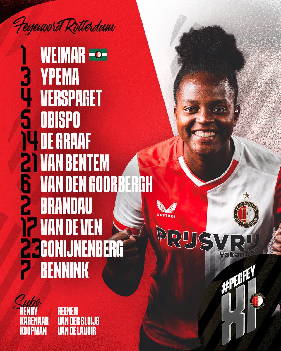 Let's go, Feyenoord! ❤️🤍🖤
