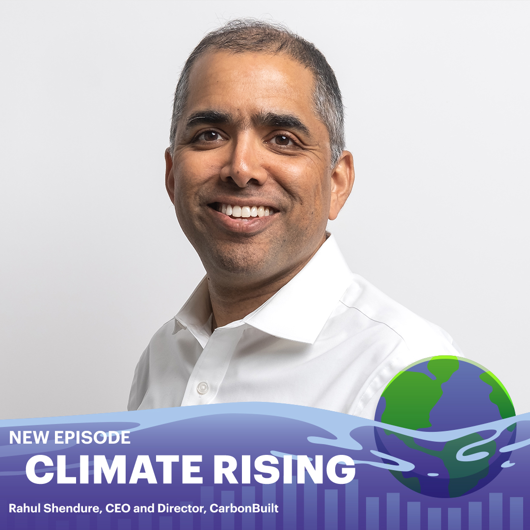 In my latest HBS #ClimateRising podcast episode, I spoke with Rahul @shendure, CEO & Director of @Carbon_Built, about how their @xprize winning ultra-low carbon concrete is #decarbonizing the concrete industry. Listen at link.chtbl.com/Chd4Tusy
