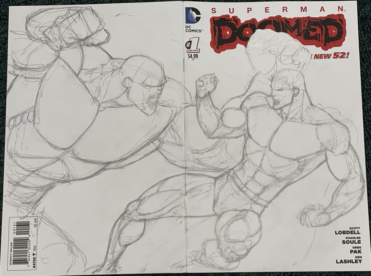 andysmithart's tweet image. Found a layout to a sketch cover from a few years ago.