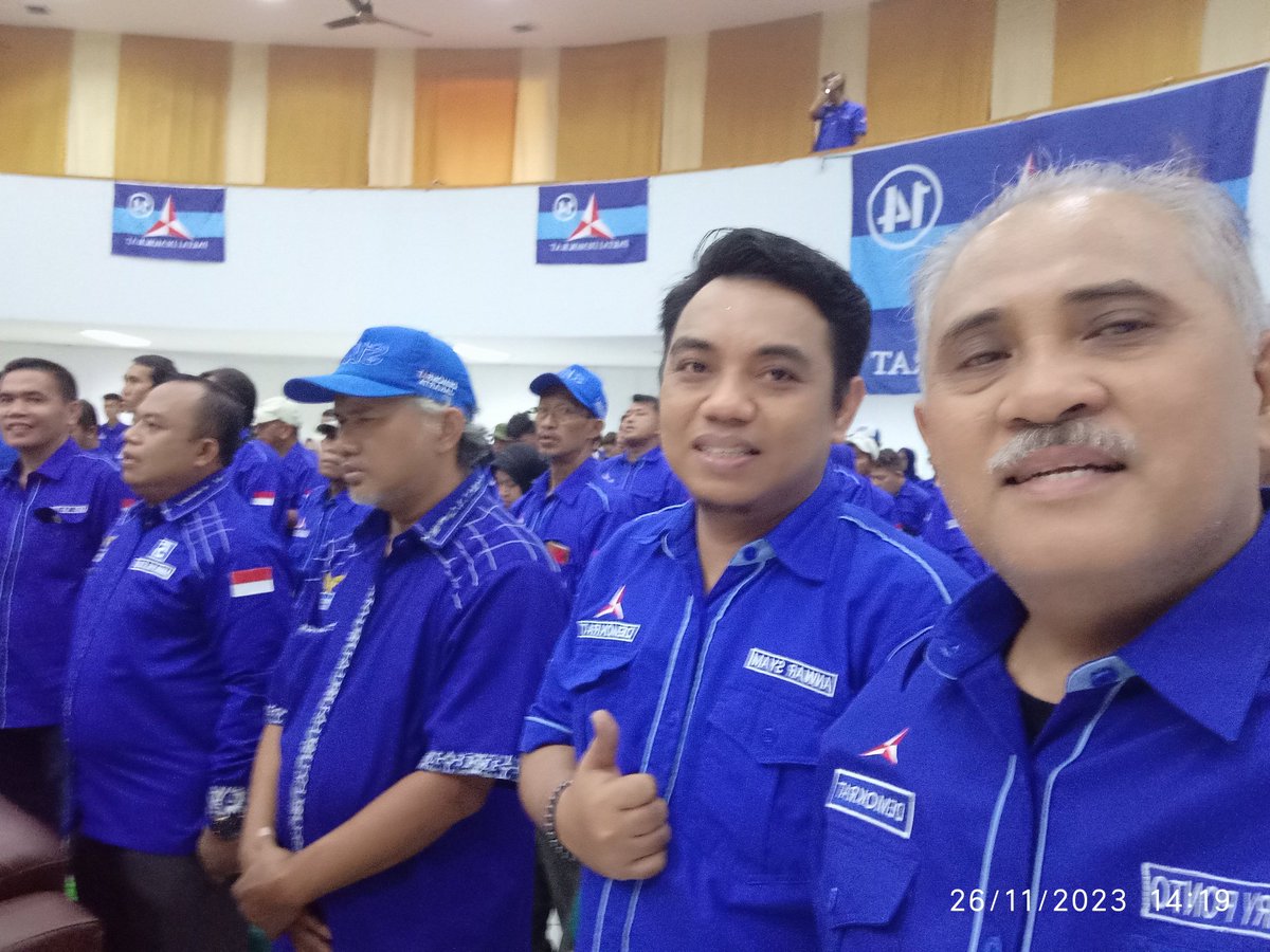 Amiin 🙏 hari ini tuntas Pelantikan Pengurus  Ranting &amp; Konsolidasi Struktur Partai Demokrat &amp; Para Caleg se Jakarta Utara✌
#DemokratMenang
#PrabowoGibran2024 ✌