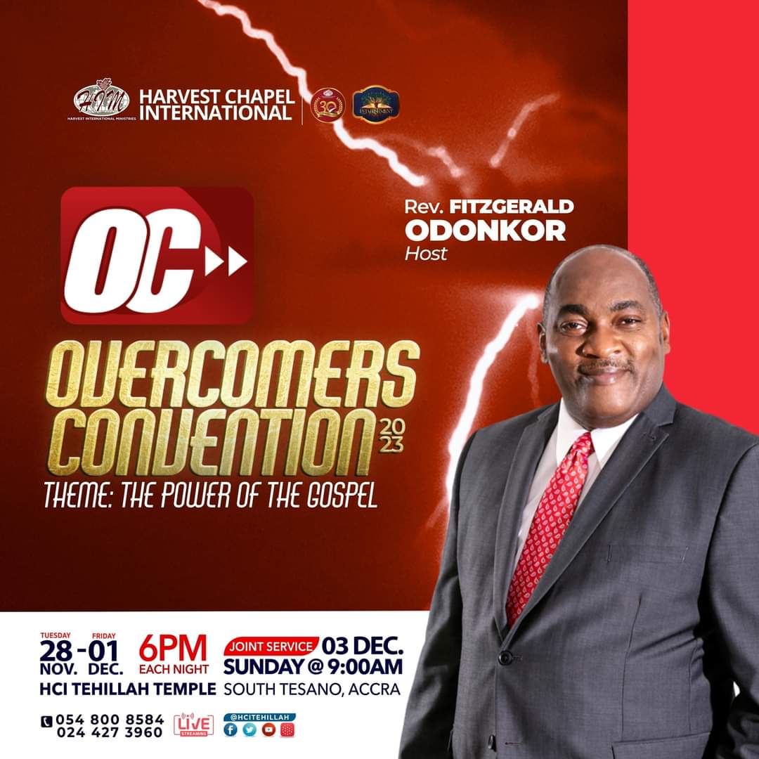 Hcifaithtemple's tweet photo. Rev.@ Fitzgerald Odonkor , our host for the OVERCOMERS CONVENTION. We can't wait  to welcome everyone to the HCI Tehillah Temple from Nov. 28th - Dec. 3rd, 2023.

 Be sure to join us and invite everyone. 

#HCIOC23 #OC23 #HarvestIsHome https://t.co/8wharIv9eB