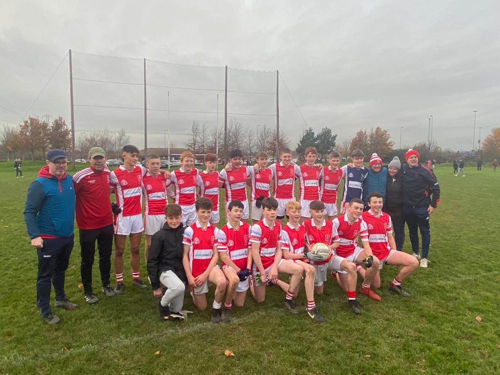 robertjdee's tweet photo. Big Congratulations to the @cualaCLG u14 Boys who won their cup final on Saturday in fine style against Ballyboden. 

Well done to all of the coaches and the boys  involved ⚪️🔴 https://t.co/SY4tQk0I6r
