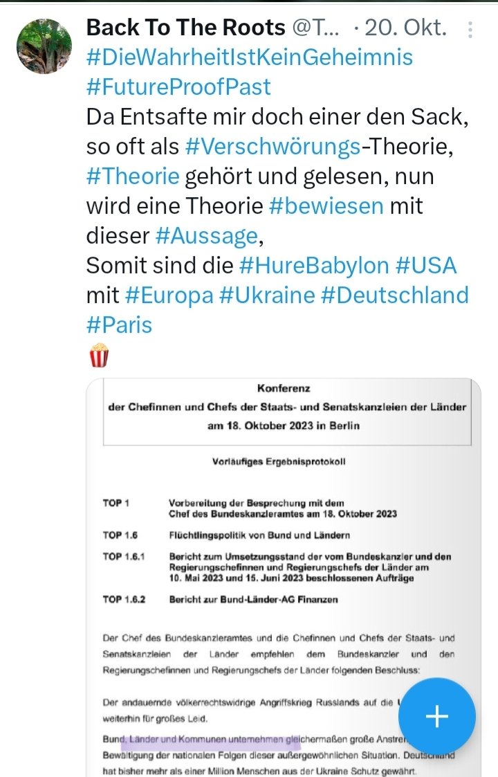 TheRootsFungus's tweet photo. #DieWahrheitIstKeinGeheimnis #FutureProofPast oft genug bewiesen, eine Theorie ist eine #Theorie bis diese bewiesen ist, in der #Praxis und ist somit #Tatsache.
#HureBabylon #DuBistDeutschland #Sodom_und_Gomorra https://t.co/iOXqvvgA79