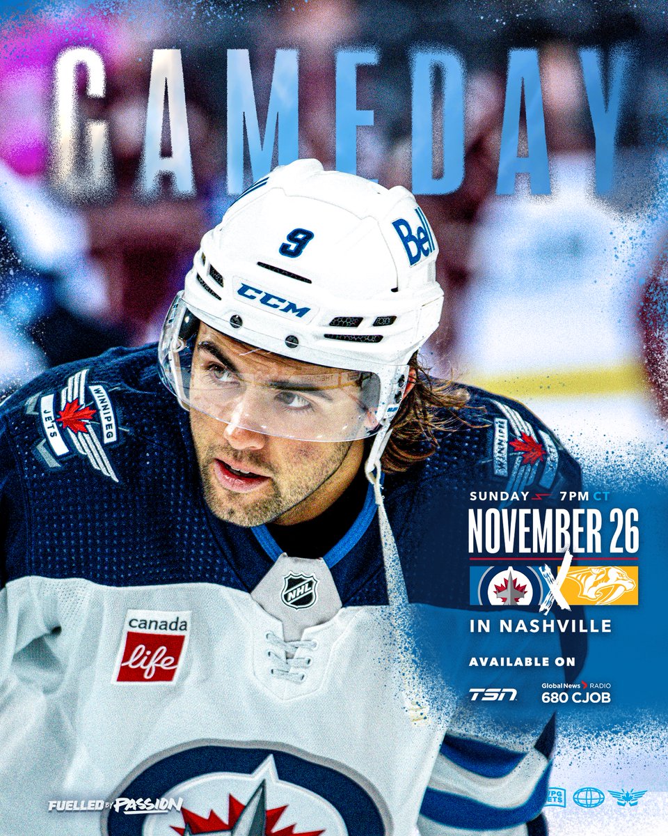 NHLJets's tweet image. Boot scootin' boogie-ing over to Tennessee 🤠