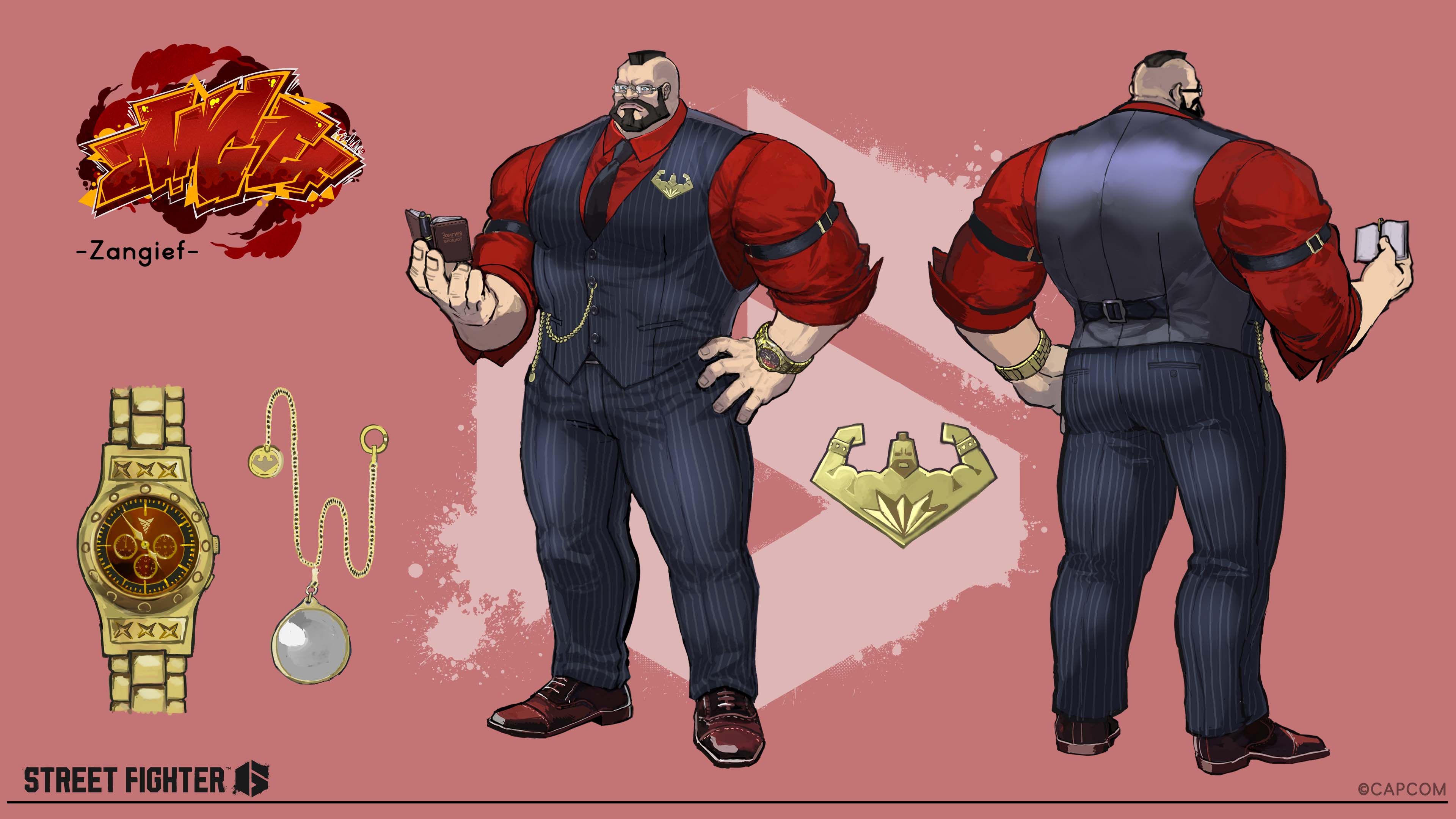 Zangief from Street Fighter 6 Concept Art : r/WWE2K23