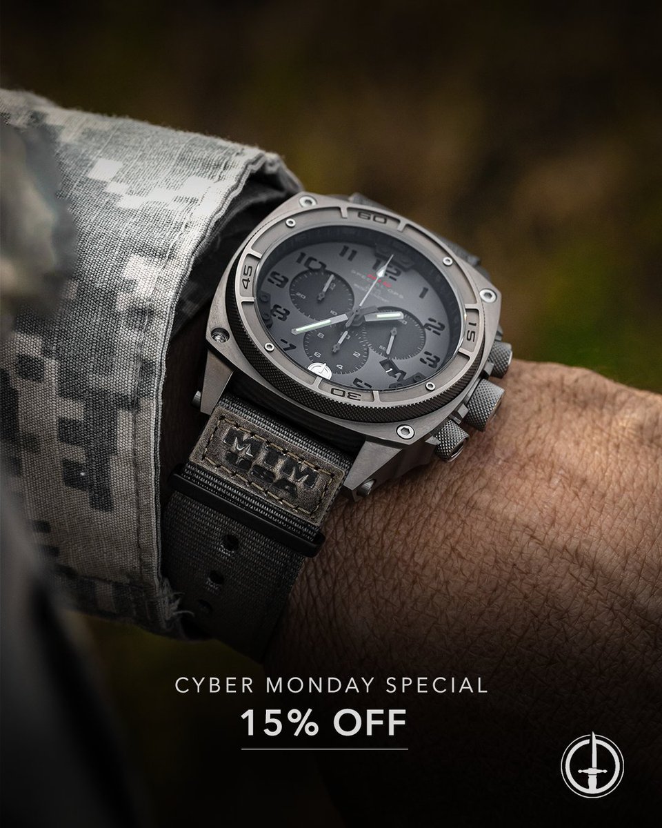 MTMSpecialOps's tweet photo. CYBER MONDAY SPECIAL IS BACK!
Get 15% off your next MTM purchase using our Promo Code: 2023CM.
VALID NOW - NOV 29th.
Visit our website to learn about your next MTM Watch.
.
.
.
#MTMWatches #BuiltforAction #TacticalTimepiece #CyberMonday #MilitaryWatch #BlackFriday https://t.co/78ctRdMkIu