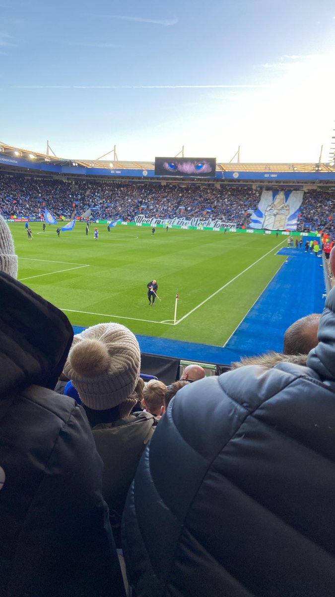 Ohh what a match to watch for my first one ever at Leicester City football club !!!