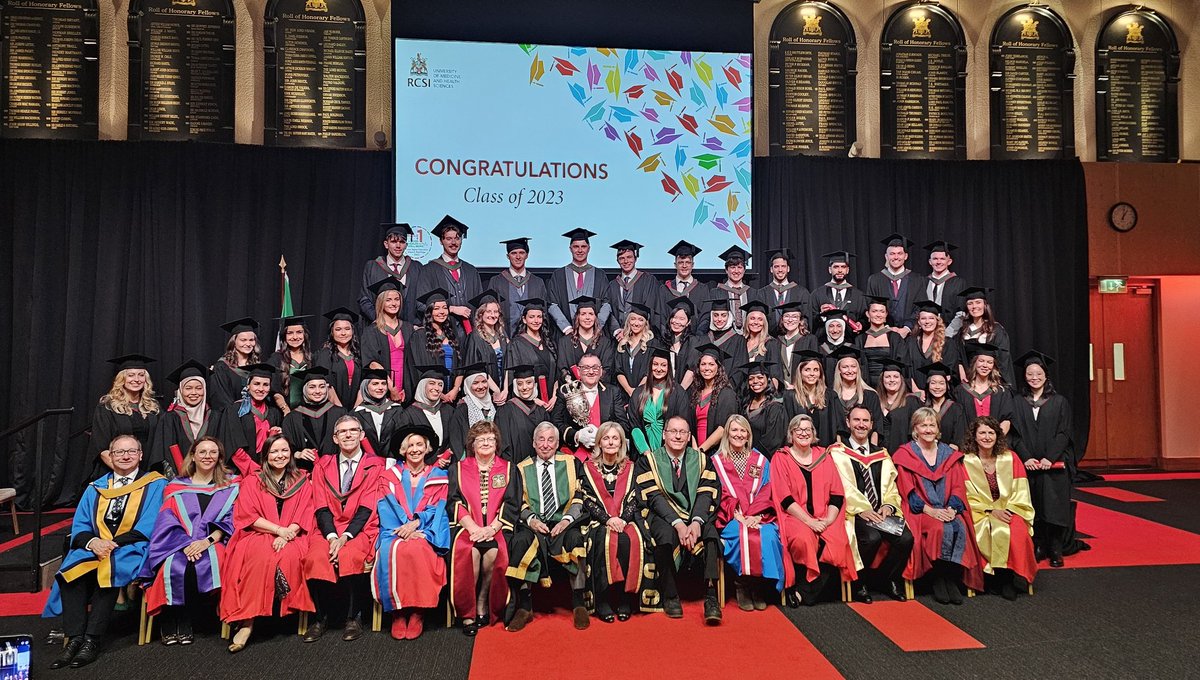 Congratulations to our Graduates who had a wonderful day at #RCSIconferring ceremonies on Wednesday.

We were delighted & proud to be there with you to celebrate your success & wish you all the best as you enter careers as #healthcareleaders of the future.

#celebrate #success 🎓