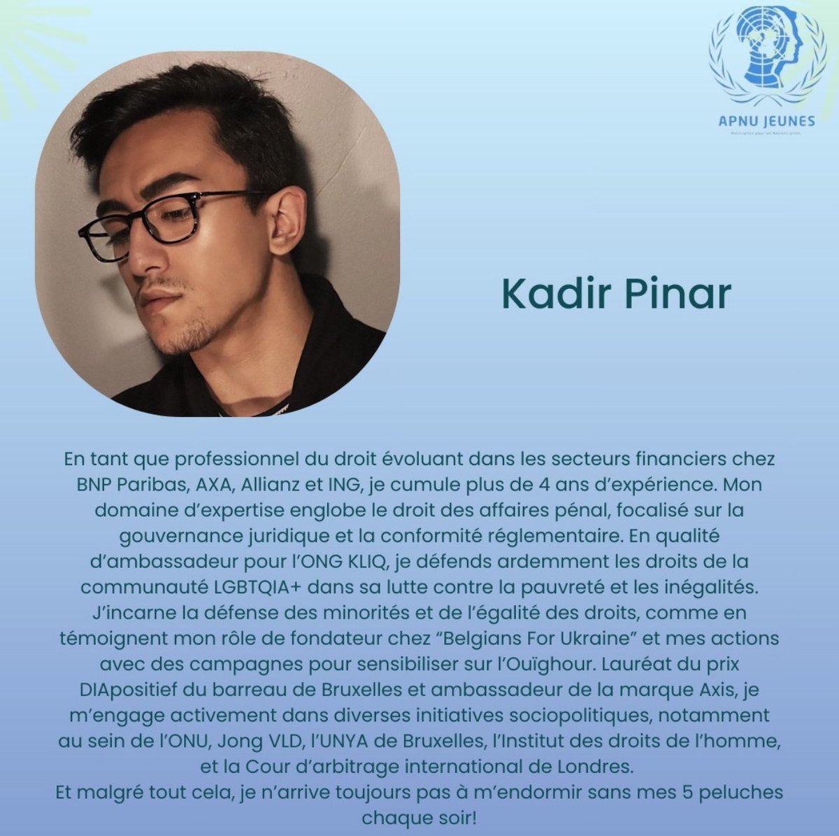 📲 Voici la team communication de cette année ainsi que la présentation de trois de nos nouveaux membres 🌟 

#AssociationPourLesNationsUniesJeunes #APNU <a href="/BelgiqueApnu/">APNU Belgique</a> #UnitedNations #ONU