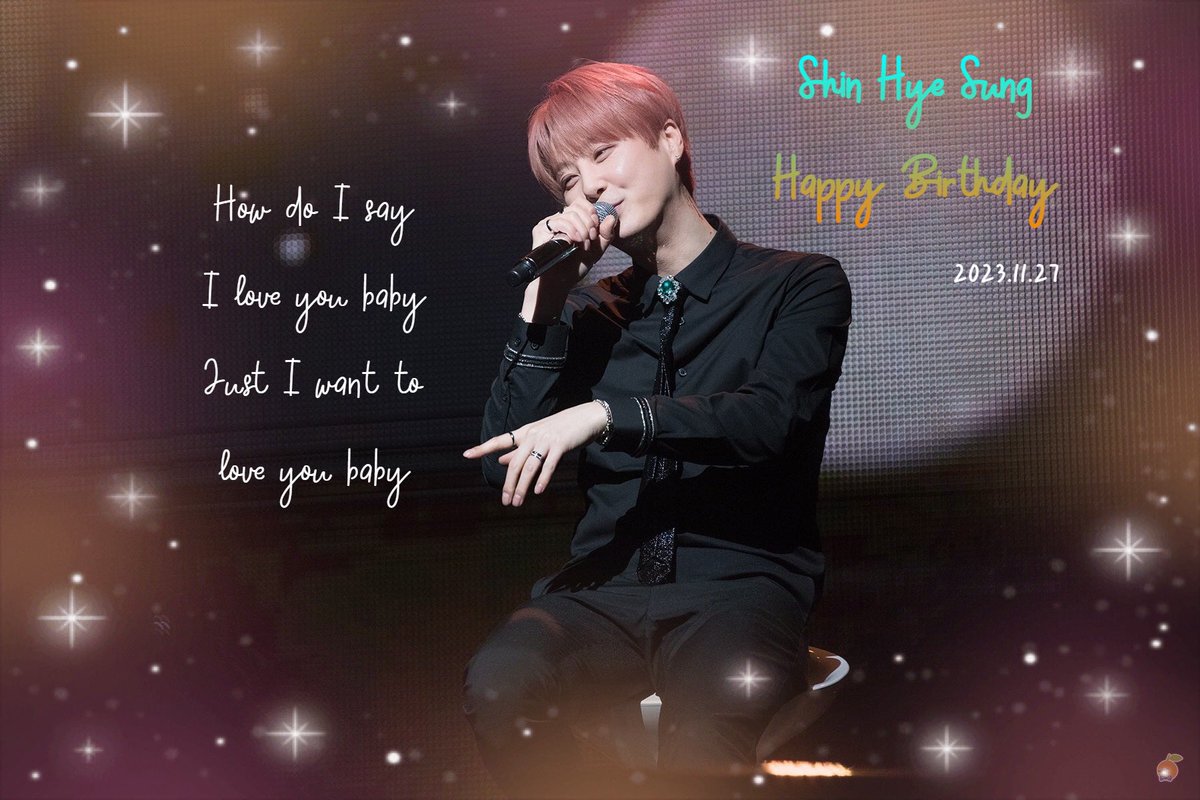 2023.11.27 Happy Birthday ⭐🎂🎁
Shin Hye Sung Every Day I Luv You ❤️ 
#신혜성 #ShinHyeSung
#HAPPY_HYESUNG_DAY