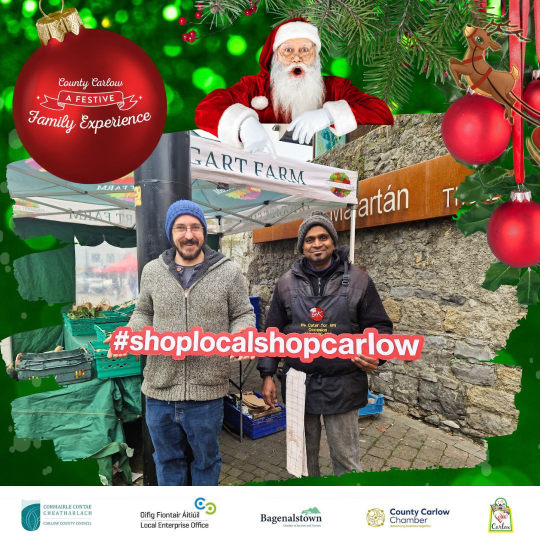 Fantastic buzz at Carlow Farmers Market yesterday! On every Saturday at The Exchange, Potato Market in Carlow town!
Don't forget to #ShopLocalShopCarlow this #CarlowChristmas 🎅🎄 
#Carlow #TasteInCarlow
@carlowfarm @carlowtourism @carlow_co_co @carlowchamber