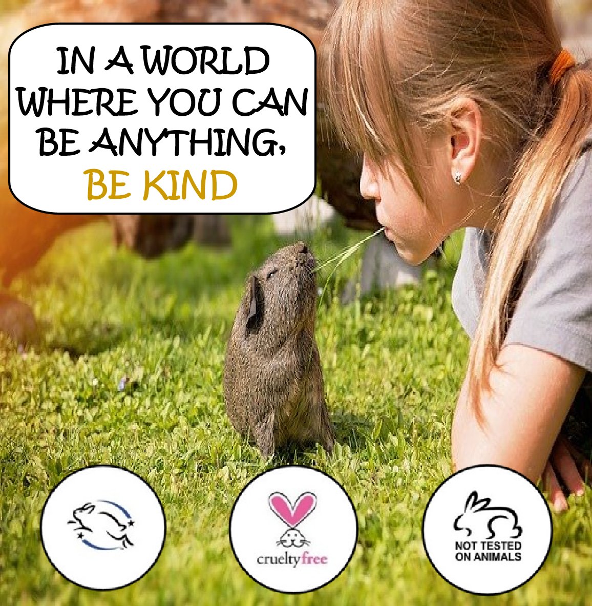 #crueltyfree #compassion #bananimaltesting #bekindtoallkinds #bethechange