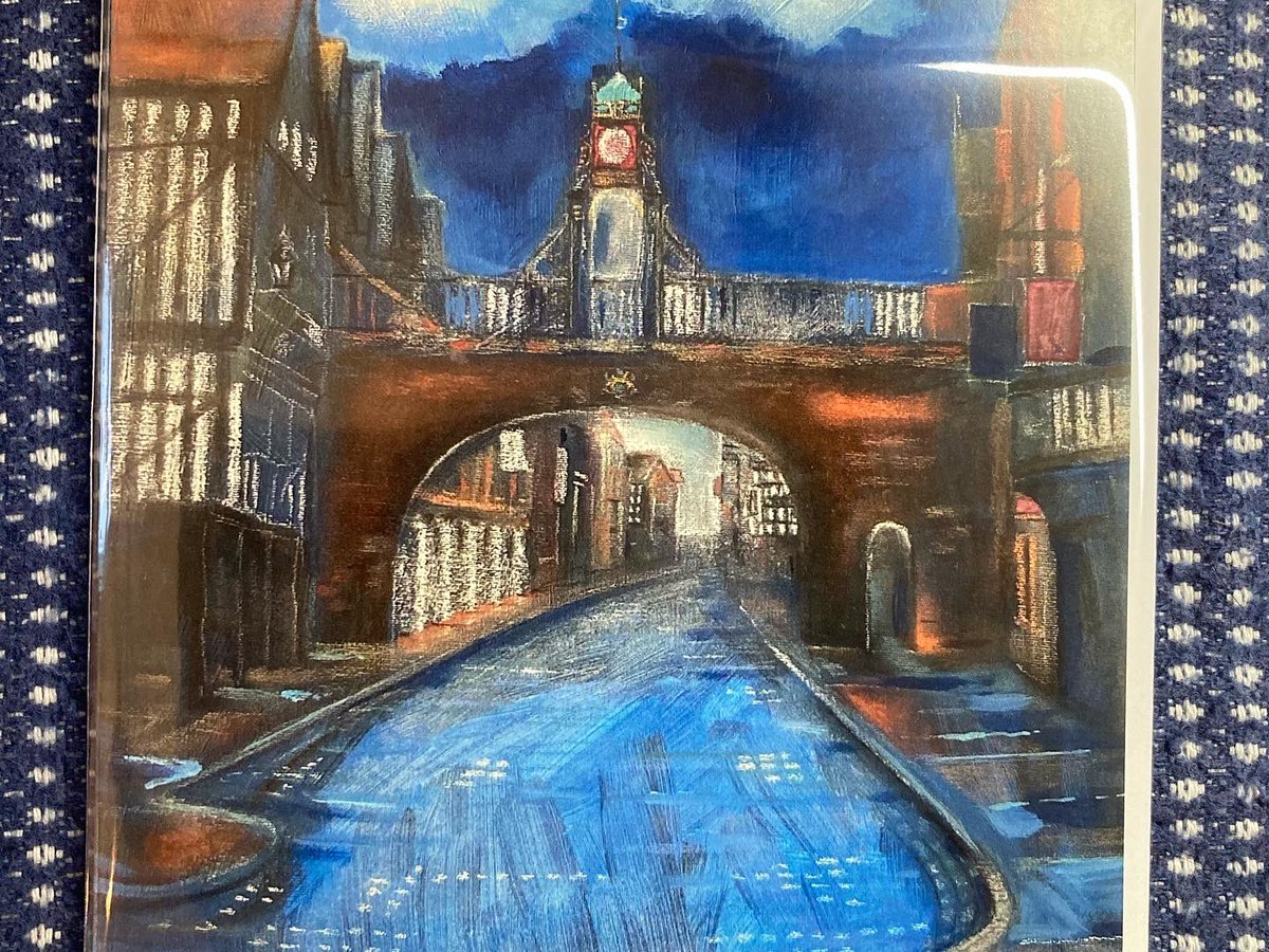 jackiediane72's tweet photo. Beautiful #Chester greetings cards #forsale 
£2 each or £10 for six
(£1.25 postage)
#chesterartist
#paintings
#greetingcards 
#artist https://t.co/3WJi1gx9mA