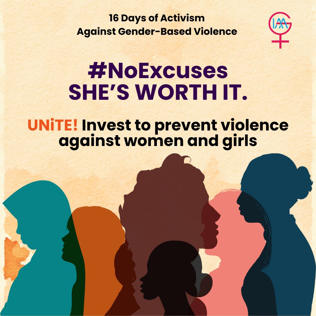 #16DaysOfActivism #GenderBasedViolence #WomenEmpowerment #GirlsEmpowerment #EndingViolenceAgainstWomenAndGirls #StopViolence #StopGenderBasedViolence #HumanRigts #GirlRights #WomenRights #NoExcuses #Strong #Resilient #Smart #Unite #InvestInGirls #InvestInWomen #OrangeTheWorld