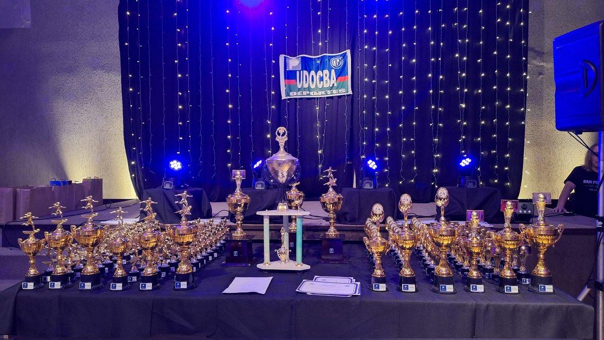 udocbacentral's tweet photo. En la premiación de las Finales de Deporte y Recreación 2023, que se realizaron en  Mar del Plata, reconocimos a las y los ganadores en Voley Femenino, Básquet Masculino, Fútbol Femenino y Fútbol Masculino. La entrega de premios estuvo a cargo de nuestro Sec. General https://t.co/7LZUdWrBJD