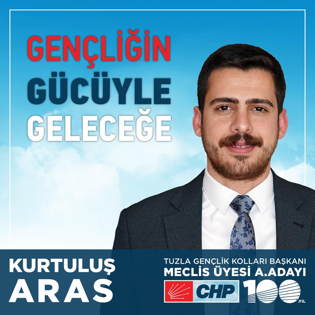 Cumhuriyetimizin ve Partimizin 2. yüzyılında, ülkemizin aydınlık yarınları için, Gazi Mustafa Kemal Atatürk’ün Partisi’ni doğup büyüdüğüm Tuzla’da iktidara taşıdıktan sonra, ilçemize daha fazla katkı sunmak için büyük bir onurla Tuzla Belediye Meclis Üyeliğine Aday Adayıyım.