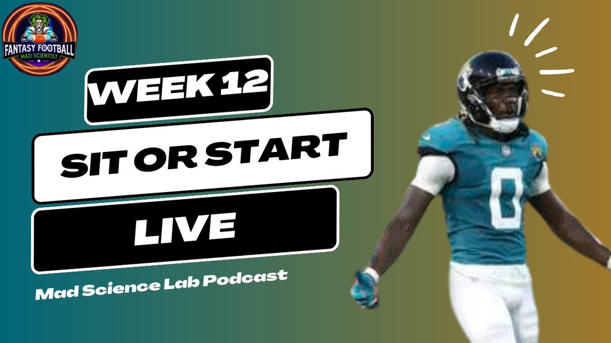 UCantCMe1984's tweet image. Come join me, @JMoeller05 and @ff_rebel LIVE! at Noon EST today. We will be answering all your trade questions and sit/start lineup issues right up until kickoff.

youtube.com/live/sxkHgnm0W…