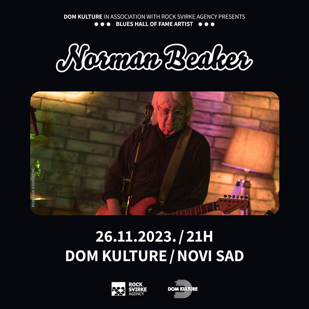 @normanbeaker Trio večeras u Domu kulture, Novi Sad od 21h! Ulaznice dostupne i na samoj blagajni kluba.