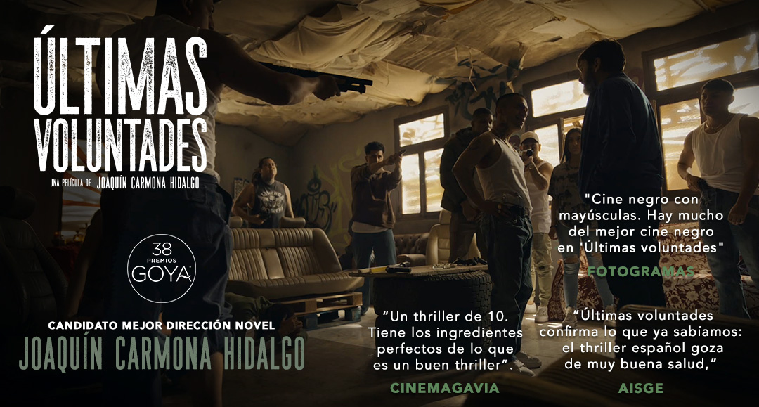 Candidatura a Mejor Dirección Novel para los 38 Premios Goya de la Academia de cine‼️

#PremiosGoya #premiosgoya2024 #sigamossoñando #ultimasvoluntadespelicula #DirectorDeCine #mejordireccionnovel #atope #joaquinuco