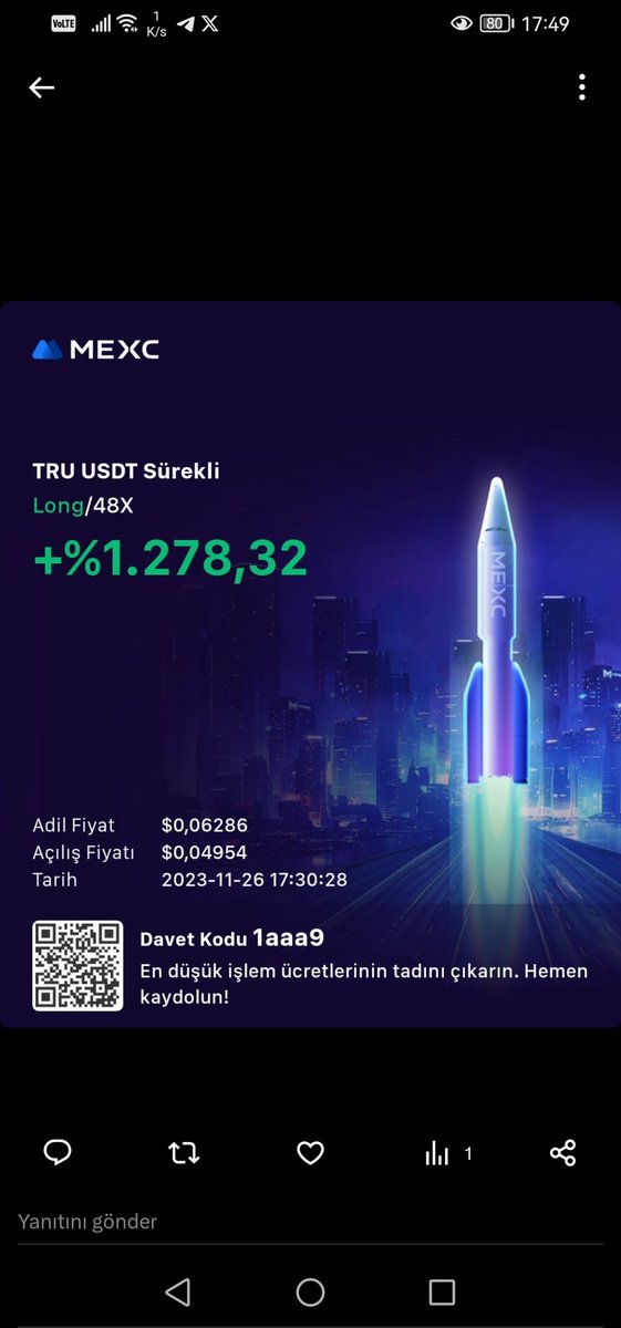 Alpasln04's tweet photo. @gorkeuu Tesekkurler abi sagol varol 🤑🤑 https://t.co/KYQhHLfMoM