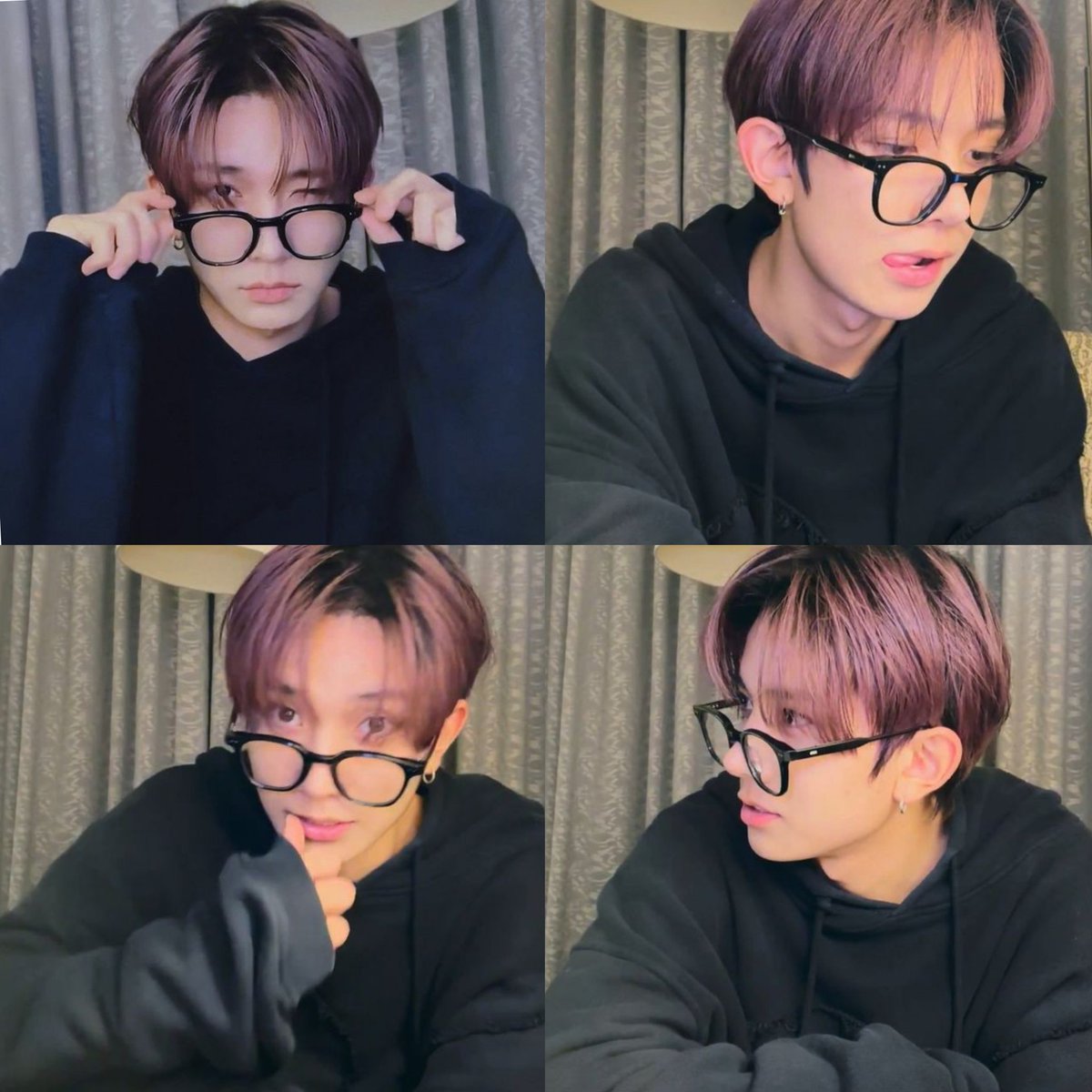 #heeseung in black specs