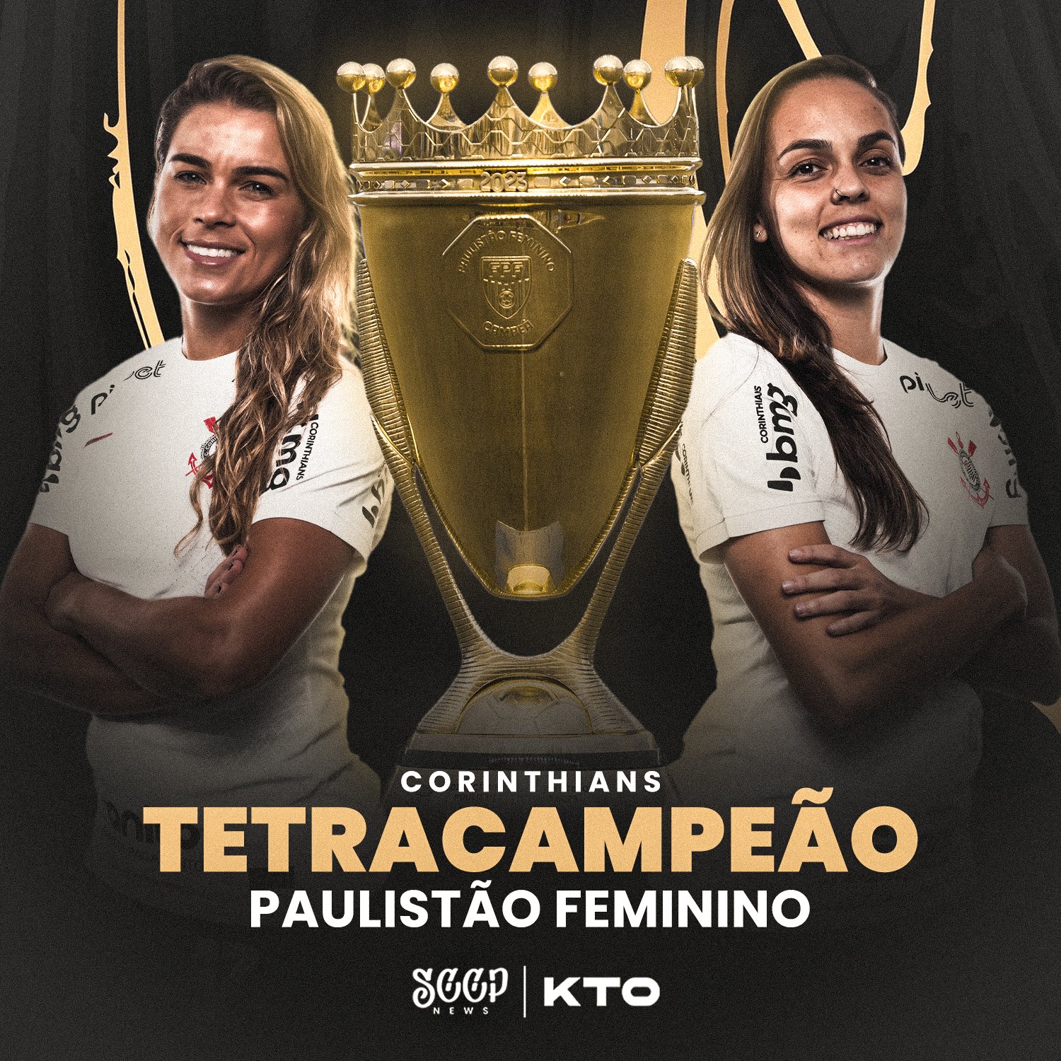 ✓ O CORINTHIANS É CAMPEÃO PAULISTA FEMININO DE 2023 8 No Palmeiras Na