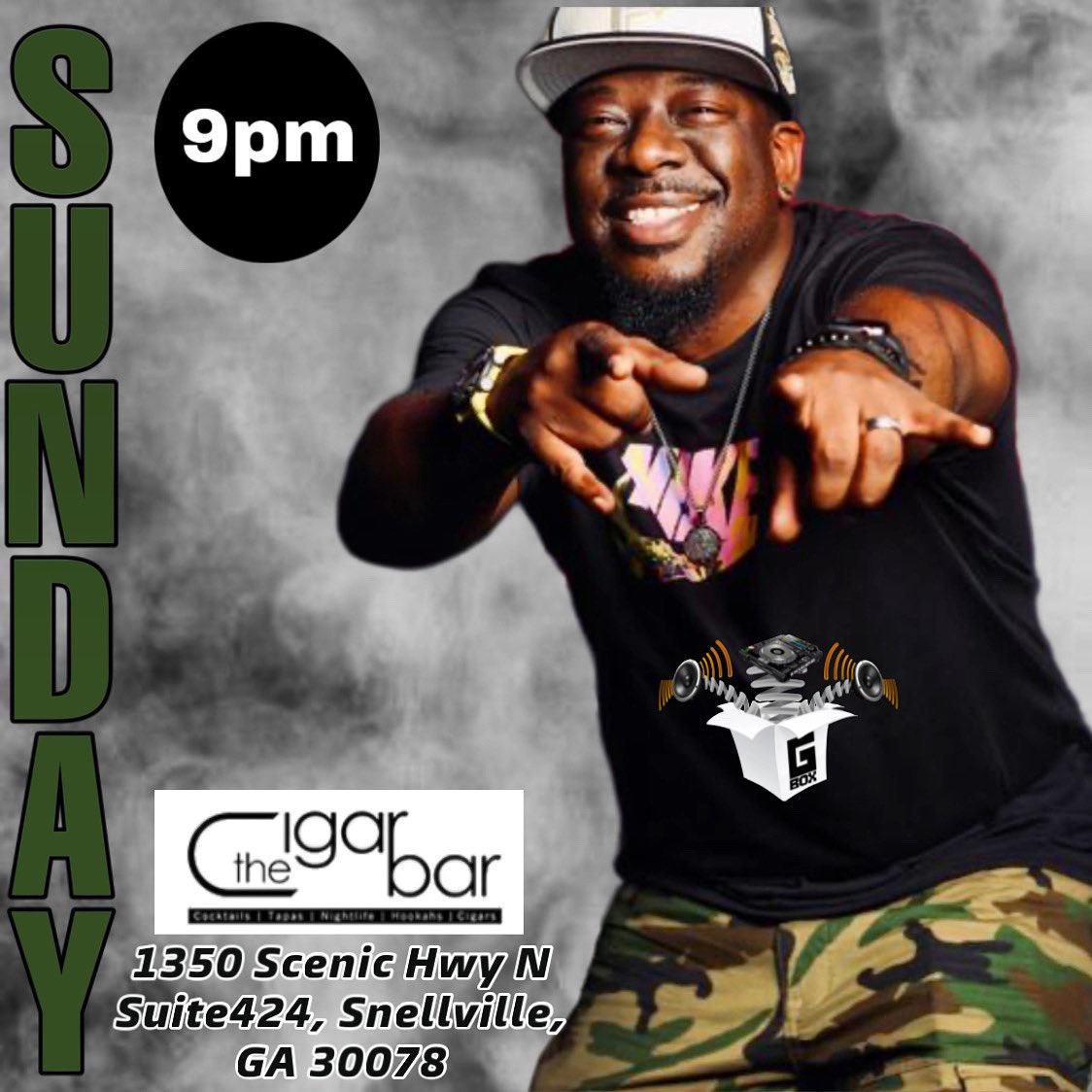 ohdof1n's tweet photo. Pull-up tonight!!! @djgboxatl Live from @thecigarbargwinnett #FreeParking #FreeEntry #Food #Hookah #Humidor Grown & Sexy vibes only!!! “It’s A Lifestyle” #OnTheBlockWithBox https://t.co/FmDHy3fGSk