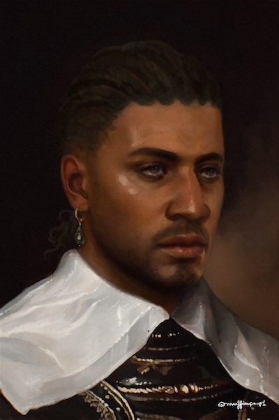 muffinpoop01's tweet image. #Wyll wearing a historical black and golden armour suits him so well :,)

#baldursgate3 #bg3 #wyllravengard