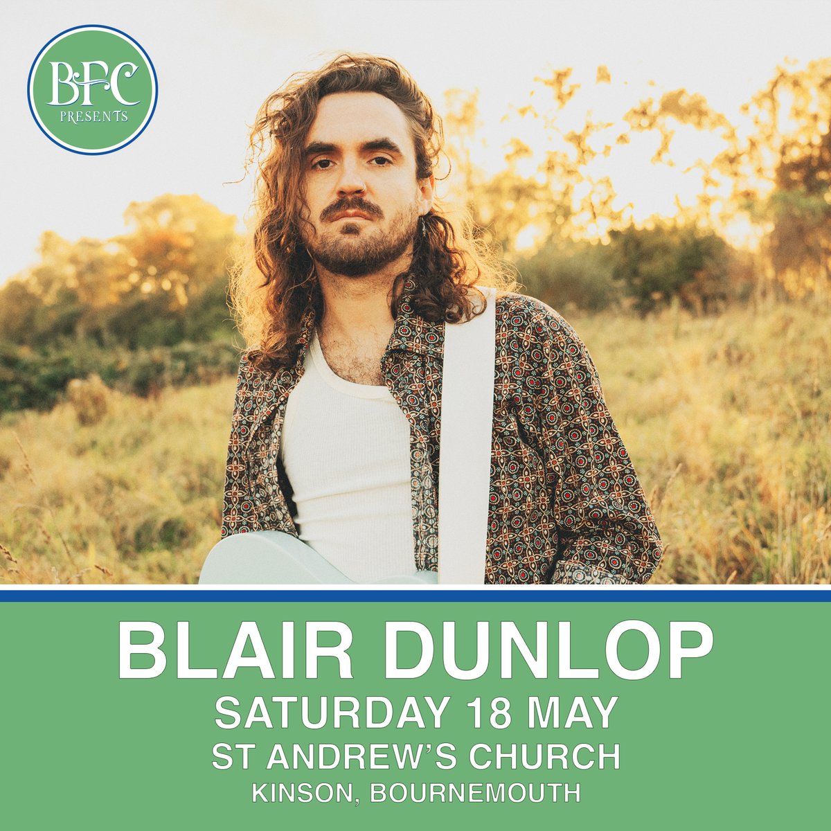 🎶 SPRING CONCERTS ANNOUNCEMENT 🎶

We're back next spring! Concerts at St Andrew's church #kinson

Thur 21 Mar - SykesMartin (<a href="/edgelarks/">Edgelarks</a> &amp; <a href="/sykesbass/">Miranda Sykes</a>).
Sat 18 May - @blairdunlop

More info &amp; tix bfcpresents.co.uk/gigs/
#livemusic #concert #folkmusic #bournemouthgigs #newmusic
