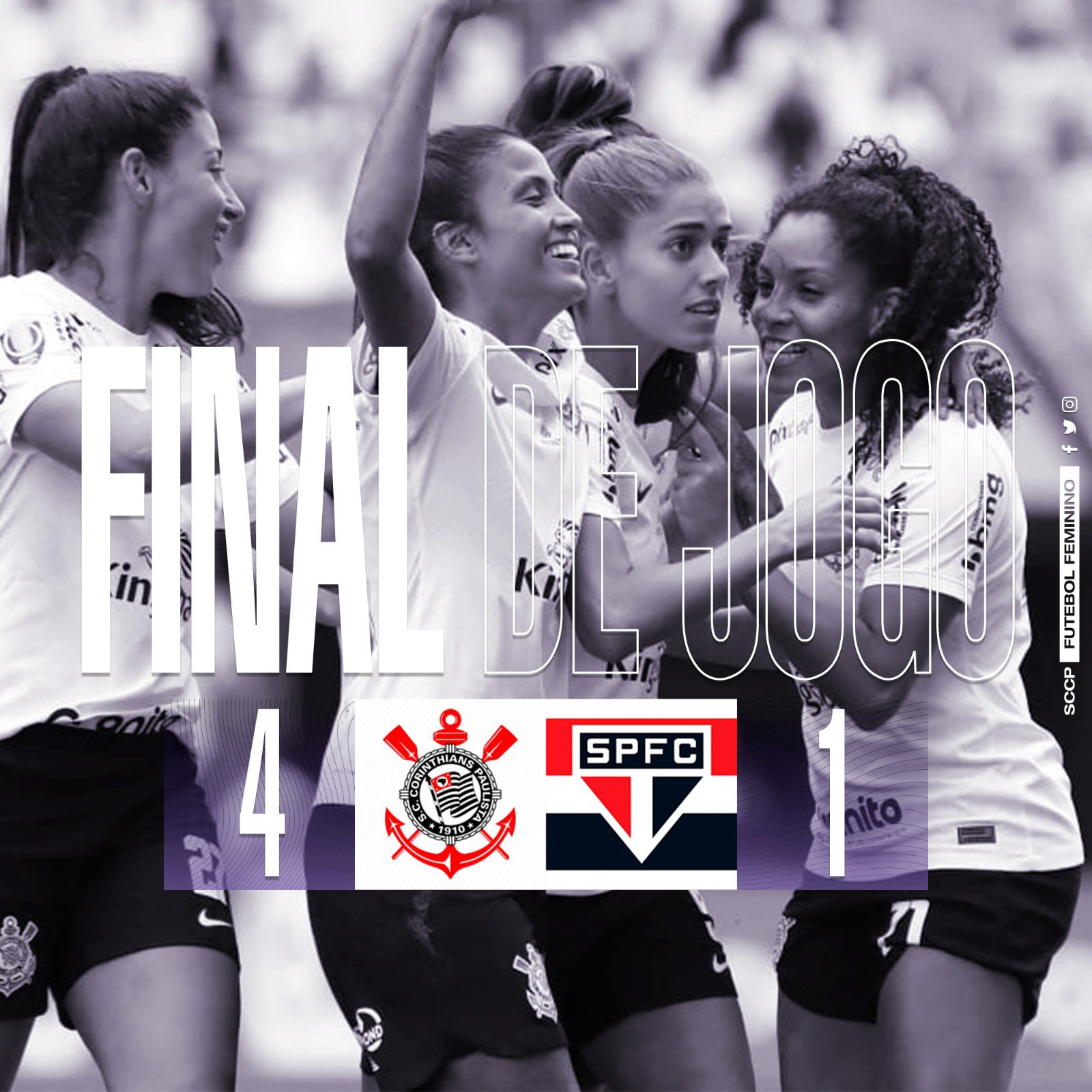 São Paulo e Corinthians irão disputar o título do Campeonato Paulista  feminino